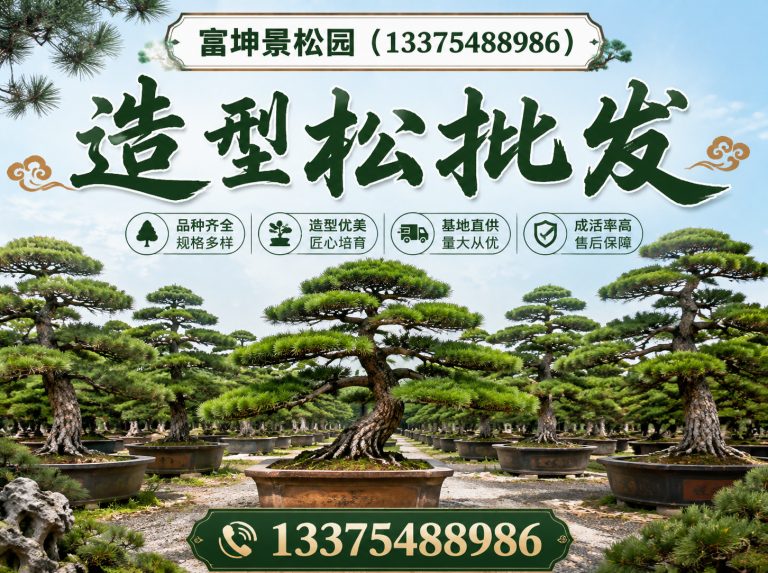 宁阳县庭院造型松展示图